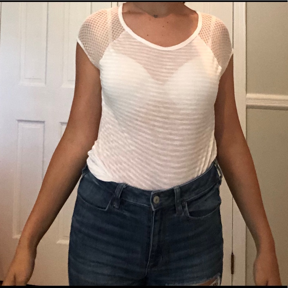 American Eagle Mesh Top